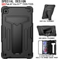 thumbnail image 3 of Epicgadget Case for Samsung Galaxy Tab A7 Lite 8.7-Inch Model SM-T220/SM-T225 (2021 Released) - Shock Resistant Dual Layer Hybrid Protective Kickstand Cover Case (Black/Black), 3 of 5