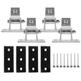 thumbnail image 1 of BRIGHTFUFU 4Pcs Solar Panel Tilt Mount for Durable and Rust-Resistant Solar Energy Users 4.13X3.14X2.95in, 1 of 8
