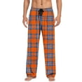 thumbnail image 2 of Kakii Men's Elastic Waist Flannel Pajama Pants Plaid Sleep Bottoms Lounge, 2 of 9