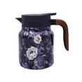 thumbnail image 1 of Home Decor Vintage Floral Pattern Tea 2025 New Tea Pot Tea Built In Infuser 27 Oz Stainless Steel Floral Pattern Tea Pot Tea With Infuser Long Insulation,Clearance!, 1 of 6