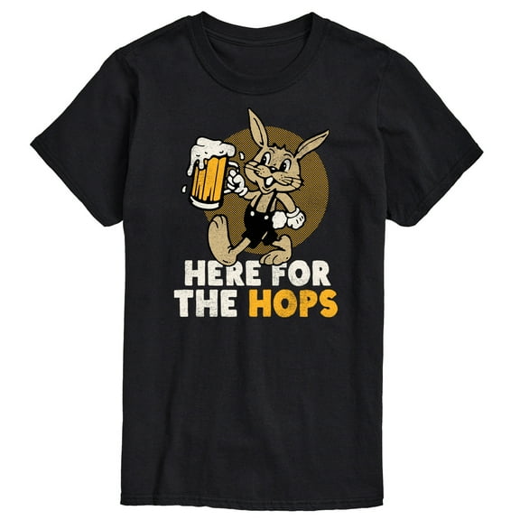 Instant Message - Here For The Hops - Men's Short Sleeve Graphic T-Shirt
