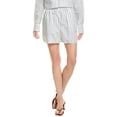 thumbnail image 2 of Enza Costa womens  Striped Short, 0, White, 2 of 4