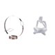 thumbnail image 1 of Portabotellas de vino,Soporte para botellas de vino,soporte para botellas de vino,estante de hierro,Figura de lector abstracto,Estatua de pensador, 1 of 8