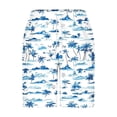 thumbnail image 4 of LIBRCLO Swim Trunks for Men Thin Quick Dry Hawaiian Bathing Suits Swimwear Elastic Waist Swimsuits Summer Beach Board Shorts Light Blue M, 4 of 5