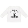 thumbnail image 3 of Inktastic Finally I'm the Big Brother Boys Long Sleeve Toddler T-Shirt, 3 of 5