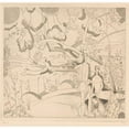 thumbnail image 2 of Jean Emile Laboureur 15x15 Gold Ornate Wood Frame and Double Matted Museum Art Print Titled - Resting Tennis Players at Perenboom, 2 of 4