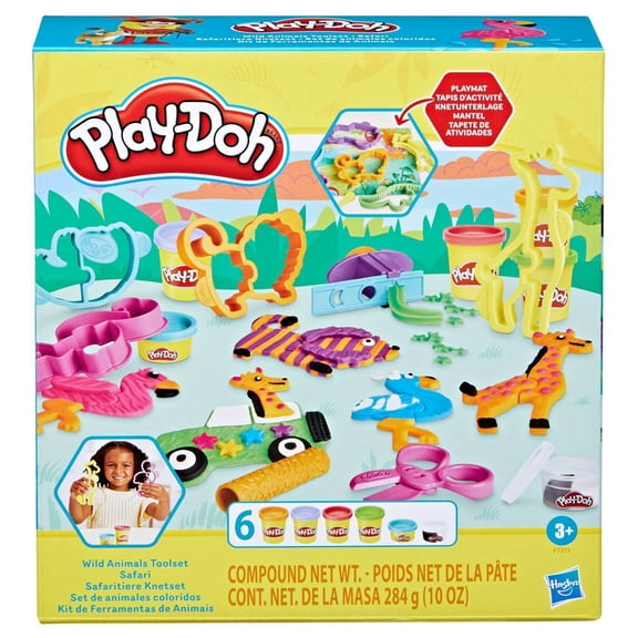 Play-Doh Can Wild Animals Toolset - Assorted Colors (10 oz)