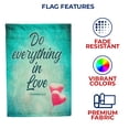 thumbnail image 5 of America Forever Bible Verse Garden Flag - 12.5 x 18 inch - 1 Corinthians 16:14 Do Everything in Love - Christian Quotes Double Sided Religious Garden Flag - Outdoor Yard Decorative Inspirational Flag, 5 of 5