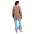 thumbnail image 5 of Beige - Double-Breasted - Fully Lined - Plus Size Jacket - Alia, 5 of 5