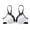 White, variant on Lace Trim Underwire Push Up Bra For Enhanced Support And Day Comfort, 70B, White
