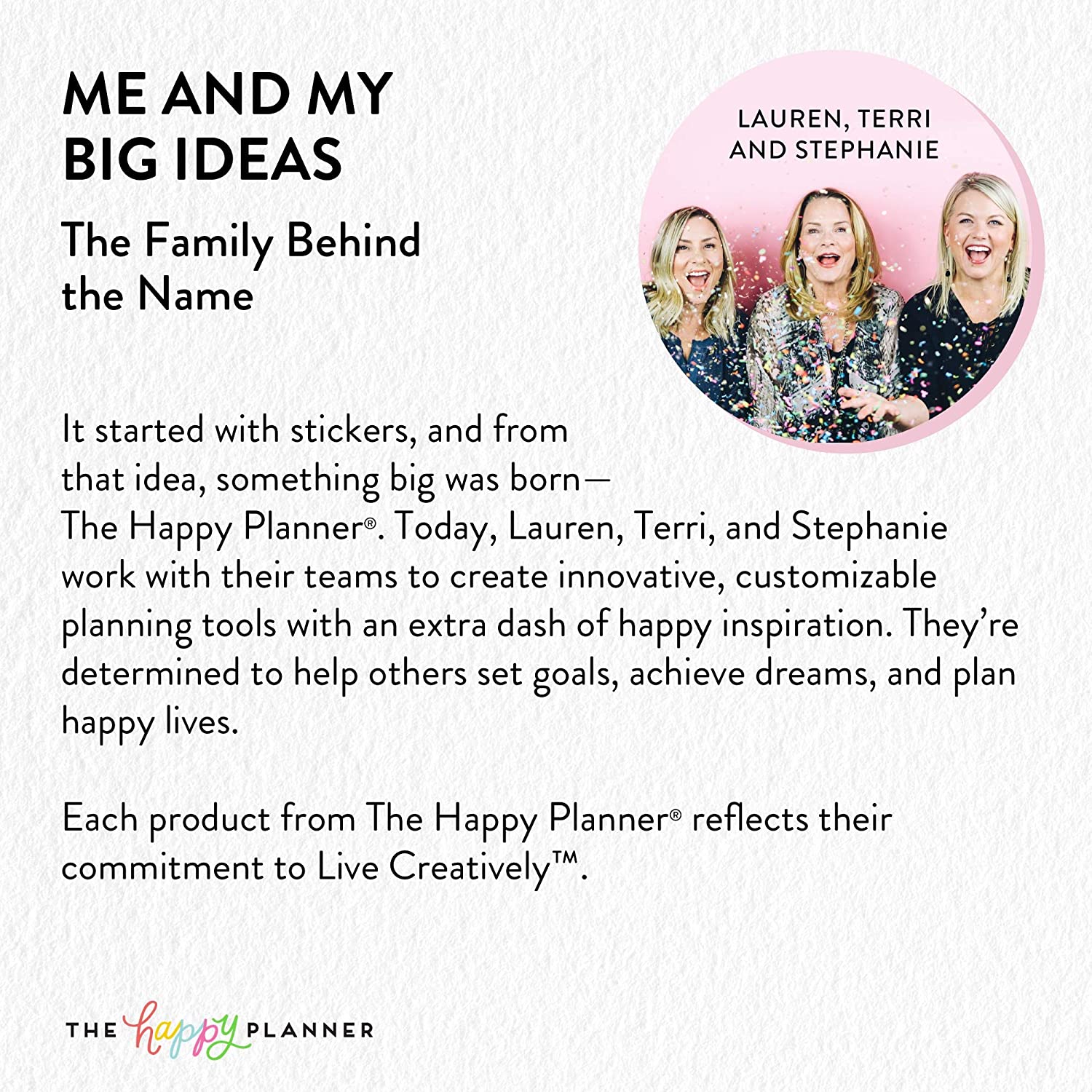 Me & My Big Ideas Happy Punch Planner