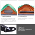 thumbnail image 3 of LiteHaven  2 Person Camping Tent,Waterproof Tent with Carrying Bag,Easy Setup,Portable Dome Tents,Lightweight Outdoor Tent for Backpacking,Hiking or Beach, 3 of 9