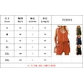 thumbnail image 2 of Women's Summer Cross-border New Sleeveless Jumpsuit Waist Casual Loose Wide Leg Shorts, 2 of 2