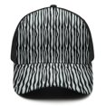 thumbnail image 3 of Leopard Print Baseball Cap Adjustable Size – Stylish Spliced Design Trucker Hat, Dad Hat with Full Print Front & Brim, Breathable Cotton Blend Snapback for Sports, Travel & Daily Wear, 3 of 3