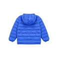 thumbnail image 2 of TiaoBug Kids Boys Girls Winter Hooded Puffer Jacket Hoodies Long Sleeve Down Windproof Coats Outerwear Royal Blue 3-4, 2 of 6