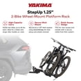 thumbnail image 3 of Yakima StepUp 2-Bike Metal Platform Rack Rear Carrier for Cars, Fits 1.25" Receivers, 3 of 13