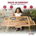 thumbnail image 5 of Jumbl 1500-Piece Puzzle Board with Drawers, Foldable Legs & Cover - Wooden Jigsaw Puzzle Table, 5 of 10