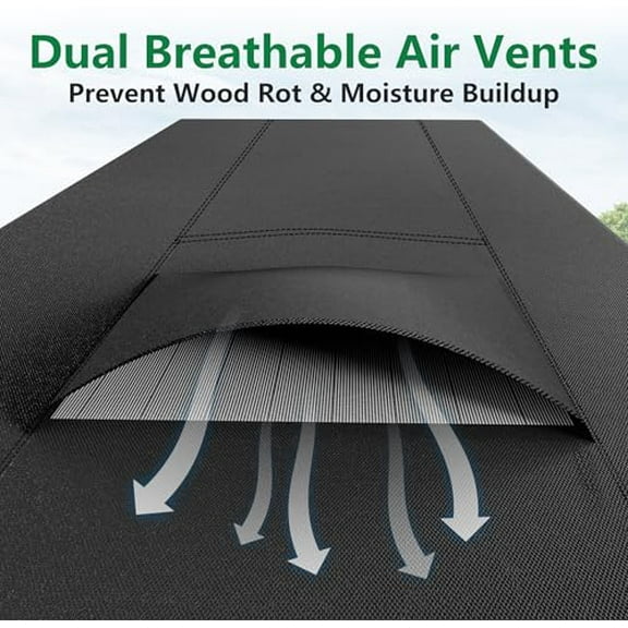 AMAGABELI GARDEN & HOME Firewood Rack Outdoor with Cover 6ft Heavy-Duty Log Rack Holder for Firewood Waterproof Firewood Storage Rack Fire Pits Fireplaces and Outdoor Wood Storage