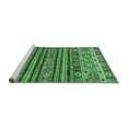 thumbnail image 2 of Ahgly Company Machine Washable Indoor Rectangle Abstract Emerald Green Modern Area Rugs, 6' x 9', 2 of 4