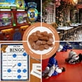 thumbnail image 5 of Hakitaroom Juego De 100 Fichas De Juego De Fichas De Póquer De Plástico Opaco Con Caja De Almacenamiento (Chocolate 1,58 Pulgadas), 5 of 5
