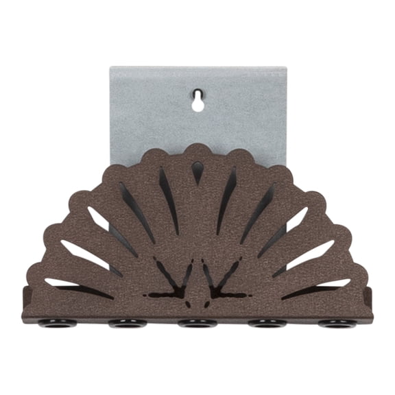 Allen Company Ez Mount Stackable Turkey Fan & Beard Display - Holds 5 Fans & 5 Beards - Easy Wall Installation - Durable Construction - Black