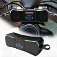 thumbnail image 3 of Off-Road Motorcycle Speakers 12V Wireless Stereo Audio System Handlebar Mount MP3 AUX-in USB FM No Charging Functio, 3 of 8