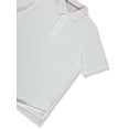thumbnail image 2 of French Toast Men's S/S Sport Polo Color: white Size: m, 2 of 3