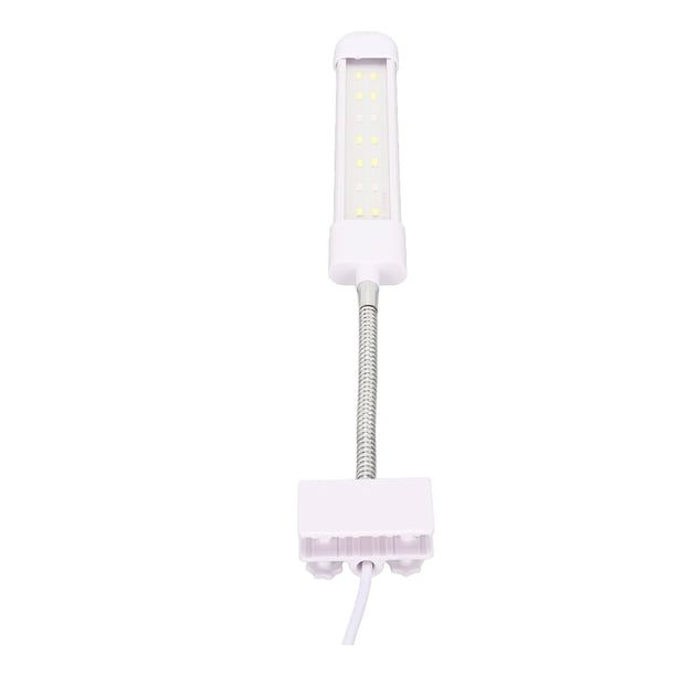 Lámpara LED Para Acuario, 2 Filas De Cuentas, Disipación De Calor, Luz Suave, Lámpara Ajustable Con Clip Para Acuario, Luz Azul Y Blanca Para Pecera Para Acuario