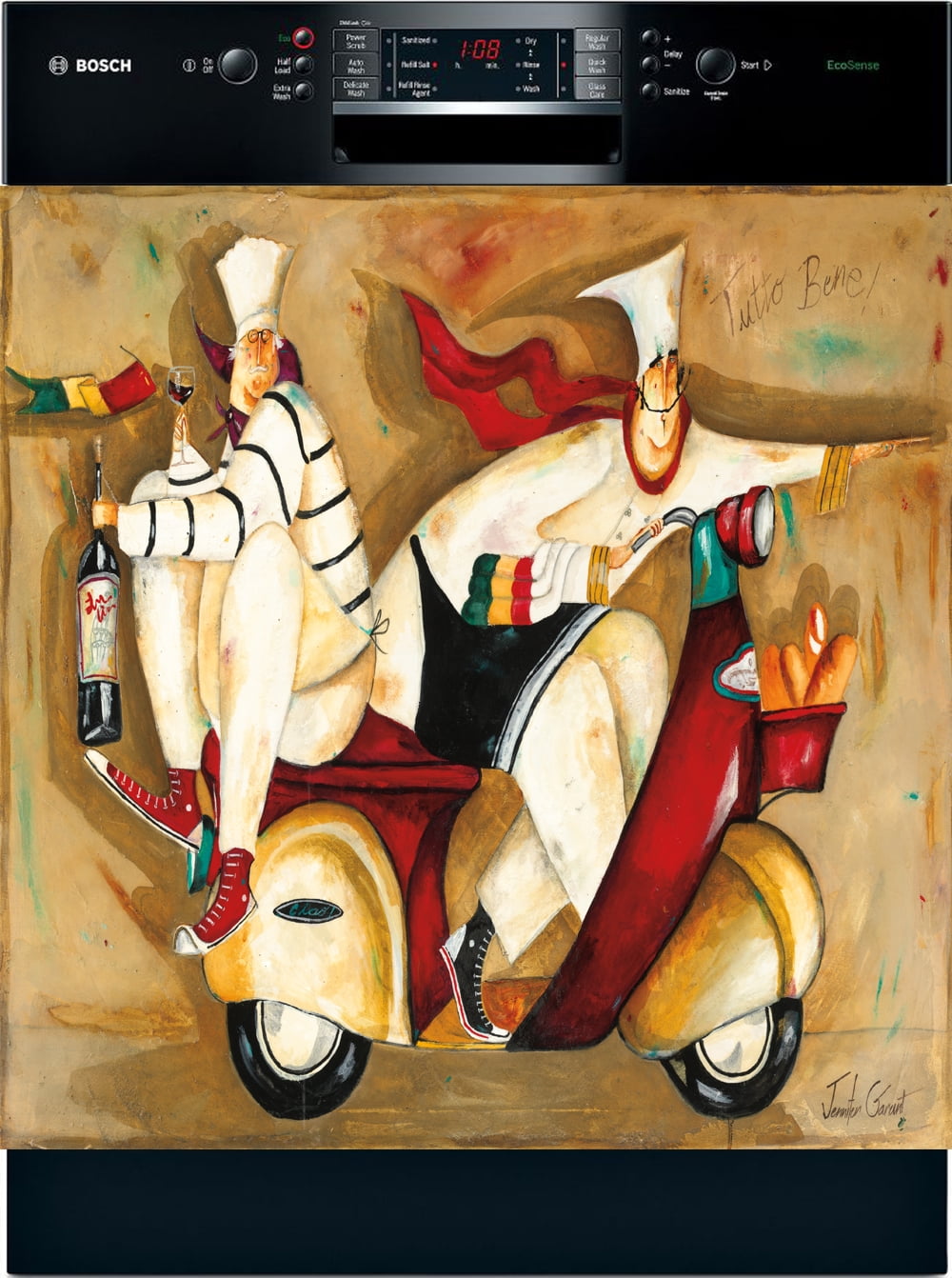 Appliance Art ChefThemed Folk Dishwasher Covers Kitchen