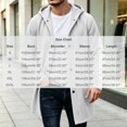 thumbnail image 3 of Men's Winter Pockets Coat Solid Color Hooded Coats Long Sleeve Jacket Outwear for Man, 3 of 8