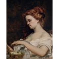 thumbnail image 2 of La Dame Aux Bijoux Woman With Jewels 1867 Gustave Courbet Musee des Beaux-Arts Caen France, 2 of 4