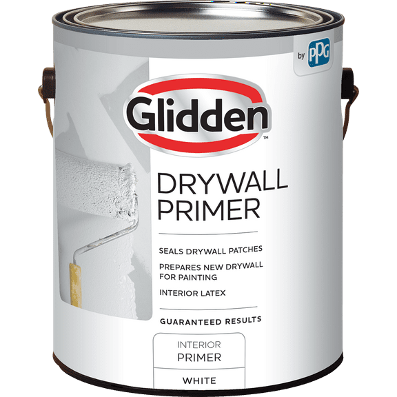 Glidden Interior Drywall Primer Flat, White, 1 Gallon