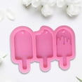 thumbnail image 4 of MANNYA DIY Three Ice Cream Keychain Resin Mold Handmade Cute Popsicle for Key Chain Mou, 4 of 10