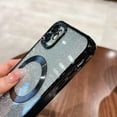 thumbnail image 5 of for iPhone 11 Case Glitter Magnetic Compatible with MagSafe Full Camera Lens Protection Luxury Plating Cute Bling Clear Shockproof Slim Phone Case for Women Girls (Black), 5 of 14