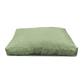thumbnail image 3 of Feather Pet House, Peacock Design with Bullseye Circles Pattern in Green Shades Wildlife, Outdoor & Indoor Portable Dog Kennel with Pillow and Cover, 5 Sizes, Apple Green Fern Green, by Ambesonne, 3 of 4