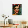 thumbnail image 3 of PIKWEEK Frida Kahlo Wall Art Print, Home Decor Framed Poster Wall Art Canvas Artwork for Living Room, Pictures for Bedroom Painting, 3 of 5