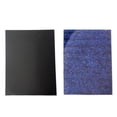 thumbnail image 1 of Paquete de 2 PVC Negro + Azul Pickguard Blank Material para Accesorio de Bajo de Guitarra perfke Guitar Pickguard en blanco, 1 of 9