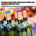 thumbnail image 6 of YIEMEEN 18PCS Silicone Beer Bottle Lid Wine Cap For Standard Bottles 6 Assorted Colors, 6 of 8