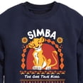 thumbnail image 3 of The Lion King - Simba - The One True King - Toddler & Youth Crewneck Fleece Sweatshirt, 3 of 5