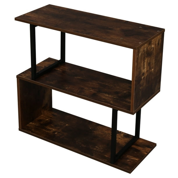 2 Tier Wooden Bookshelf Rustic S Shaped Bookcase Decorations Display Storage Rack For Living Room Walmart Com Walmart Com 2 Tier Wooden Bookshelf Rustic S Shaped Bookcase Decorations Display Storage Rack For Living Room Walmart Com Walmart Com