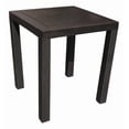 thumbnail image 1 of Mesa De Exterior Plastico Tipo Rattan Cuadrada Reforzada - Chocolate, 1 of 8