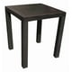 thumbnail image 1 of Mesa De Exterior Plastico Tipo Rattan Cuadrada Reforzada - Chocolate, 1 of 8