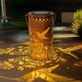 thumbnail image 1 of Farol solar anytalk con diseño de colibrí impermeable para decoración exterior, 1 of 8