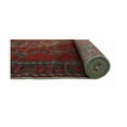 thumbnail image 6 of Vintage Janette Red/Brown Runner, 3'10" x 9'11", 6 of 6