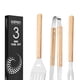 thumbnail image 2 of Juego Herramientas para Asar Acero Inoxidable Espátula Tenedor Accesorios Barbacoa 3 Uds., 2 of 3