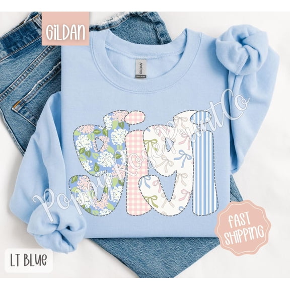 Floral Gigi Sweatshirt, Cute Spring Grandma Sweater, Coquette Gigi Crewneck, Spring Floral Gigi Bow Sweatshirt, Mother's Day All Size S-5Xl
