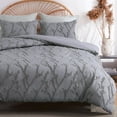 thumbnail image 3 of Danolaps Boho Duvet Cover Set,3 Pieces Embroidery Shabby Chic Duvet Cover with Zipper Closure White Duvet Cover Soft Washed Microfiber Duvet Cover, 3 of 9