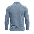 thumbnail image 5 of Trikvn Men's Quarter Zip Pullover Shirts Long Sleeve Mock Neck Slim Fit Athletic Tops Casual Lightweight Activewear Sweaters for Golf Workout Running and Daily Wear, 5 of 7