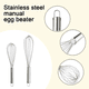 thumbnail image 3 of Batidor de huevos manual de acero inoxidable, tienda de espolvoreado, cocina, cocina y fideos, mezclador manual de pasteles, 3 of 5