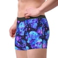 thumbnail image 2 of Kdxio Men's Boxer Briefs with Skull flower star sky Print - Comfortable and Breathable Underwear for Everyday Wear, 2 of 5